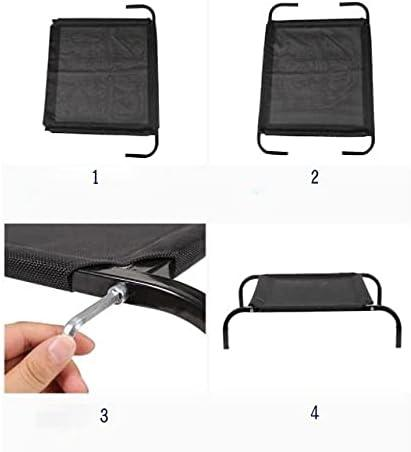 ペットベッド 猫/犬用ベッド ベッドクッション 脚つきコット型 携帯に便利 組立簡単 室内室外用 耐荷重100KG